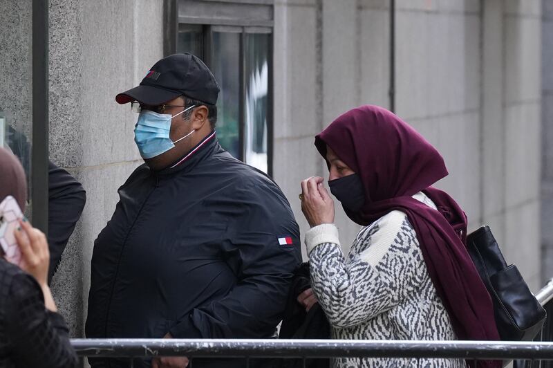 Hassan Nasser Al Thani, now aged 42, arrives at the Old Bailey in London after being charged with dangerous driving. Photo: PA