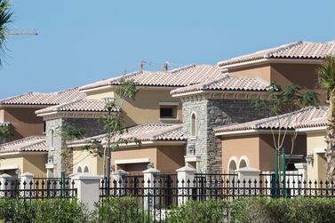 Saadiyat Beach villas in Abu Dhabi. Many UAE developers have restructured their operations in 2018 to negate the impact of still-falling sales and rental prices. Mona Al Marzooqi/ The National 