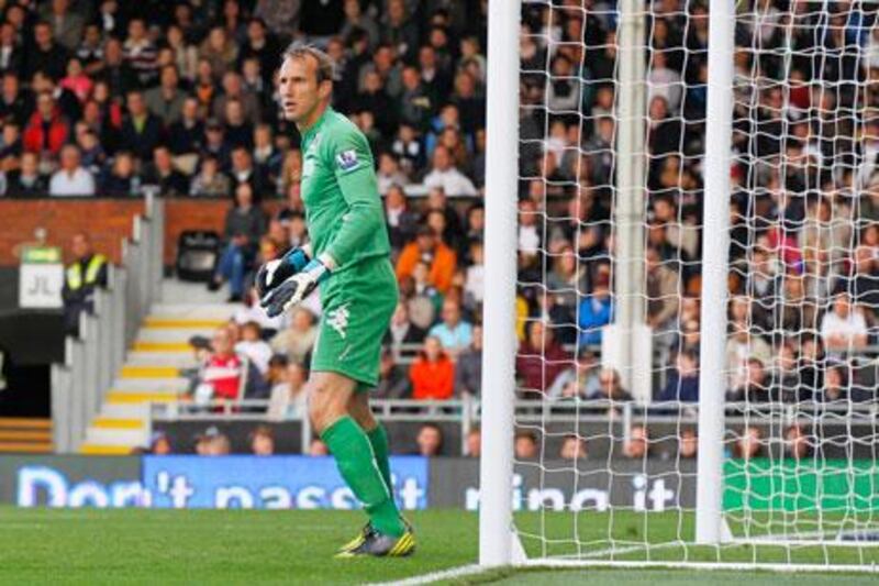 Mark Schwarzer, 40, signed on a free transfer after leaving Fulham at the end of last season after five years. Sang Tan / AP Photo