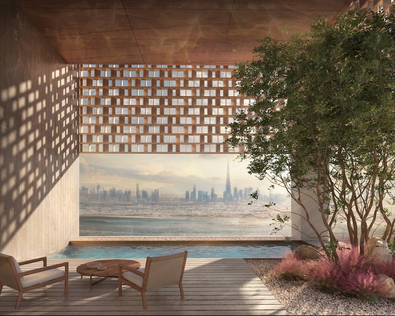 Aman Dubai will open in Jumeirah 2 and will be the UAE's most expensive hotel. Photo: Aman Group