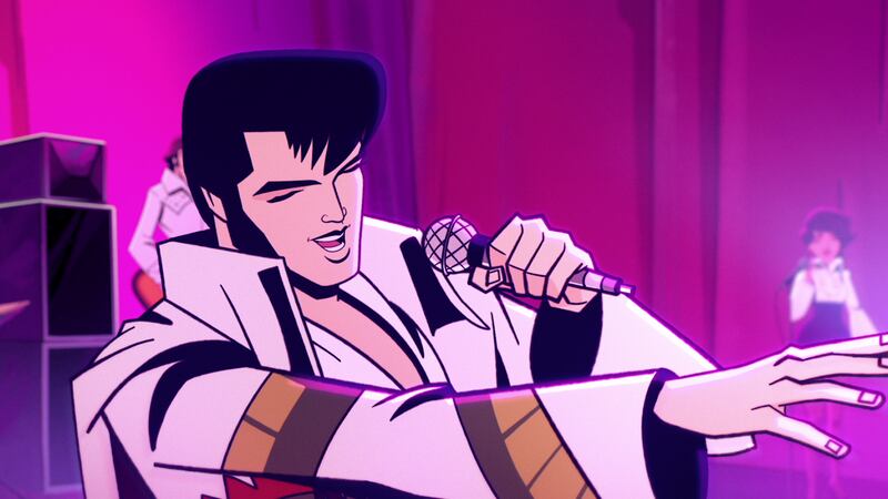 Matthew McConaughey is the voice of Elvis Presley in Agent Elvis. Photo: Netflix