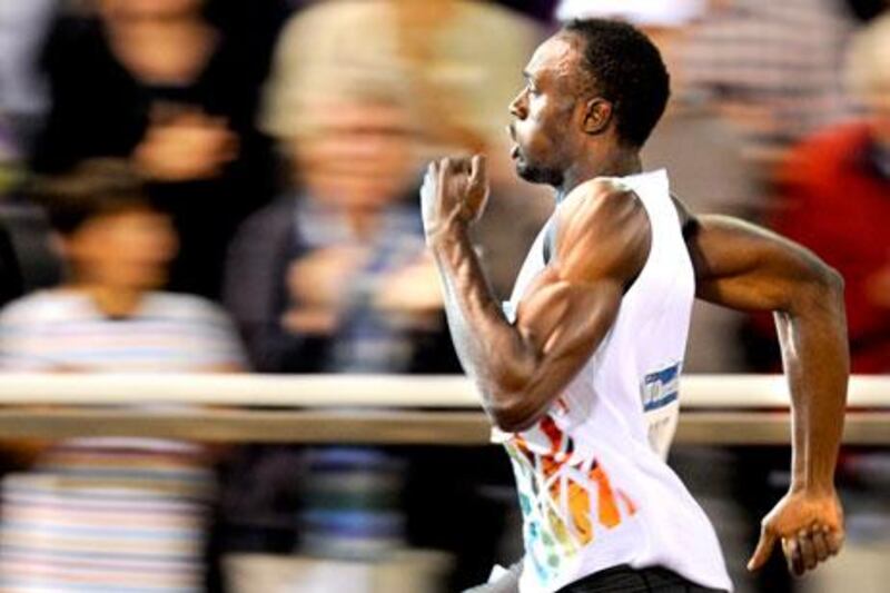 Usain Bolt says he can win three more gold medals at the world championships that start Saturday in Daegu, South Korea