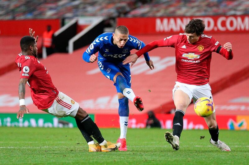 Victor Lindelof 6. Early charge forward and keen to carry the ball into the Everton half as United dominated against a team who’d won their previous four away games – though didn’t create too many chances. Made a mess on the turn to allow Richarlison – who he’d previously dominated - a shot after 41 minutes and struggled with pace of Everton’s forwards in a woeful start to second half. EPA
