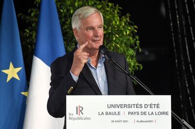 The EU's former chief Brexit negotiator Michel Barnier is among the centre-right candidates seeking the French presidency. AFP 