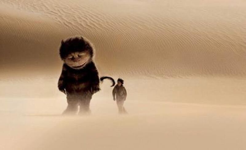 Max Records as Max, lost in his imagination in Spike Jonze's film of Maurice Sendak's classic Where the Wild Things Are.