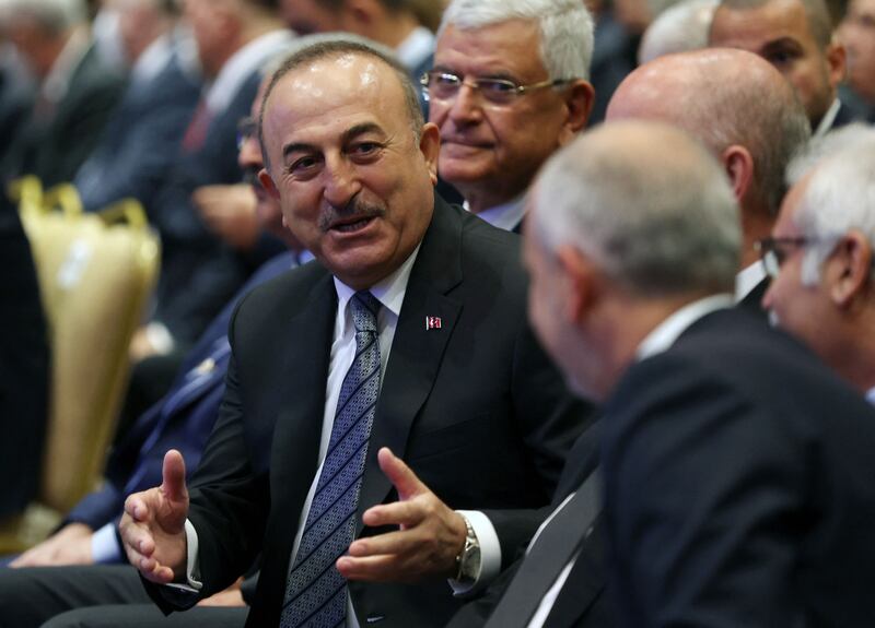 Turkish Foreign Minister Mevlut Cavusoglu said his country's intelligence services had resumed contact with Syria. AFP