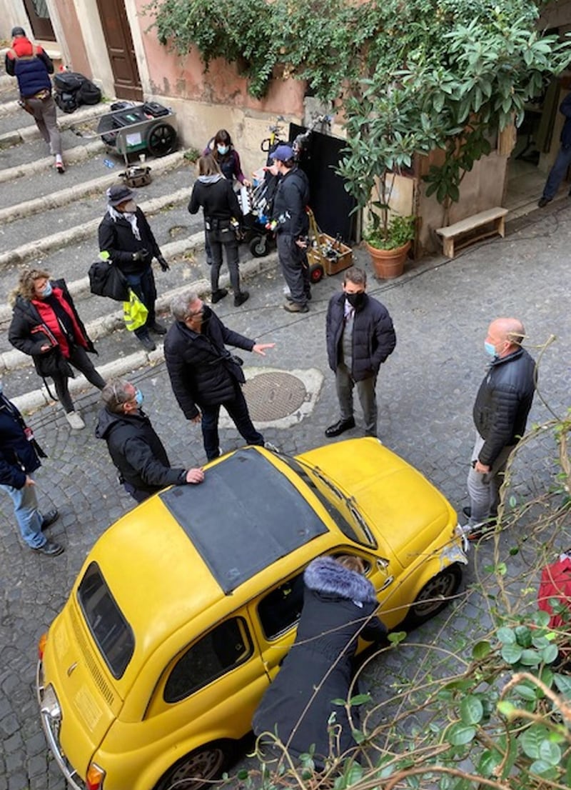 Cruise has been filming in Italy since October. EPA