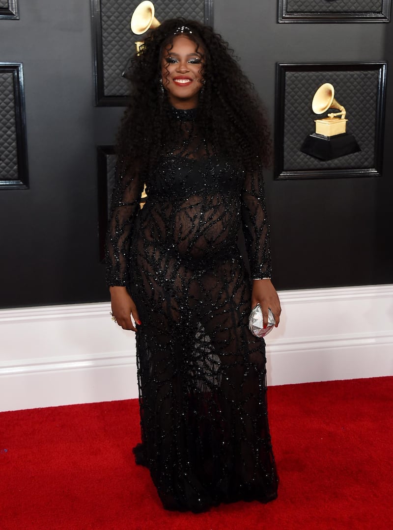 Nao arrives at the 62nd annual Grammy Awards at the Staples Center on Sunday, Jan. 26, 2020, in Los Angeles. AP