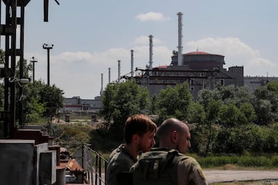 The Zaporizhzhia plant in southern Ukraine is occupied by Russian troops. EPA 