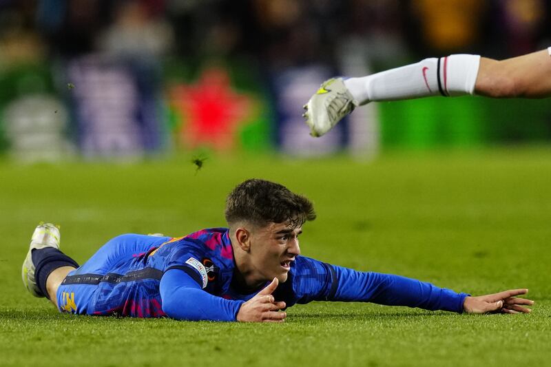 Gavi – 6. Huge game for the 17-year-old. Booked after 28 which meant he would have missed the first leg of the semi-final had Barca advanced. Which they were miles from doing. Barca were outdone tactically by Eintracht’s 3-4-3 formation. EPA