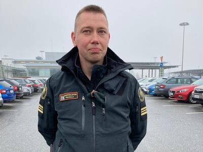 Captain Jussi Pekkala, chief of the border crossing at Vaalimmaa. Thomas Harding / The National