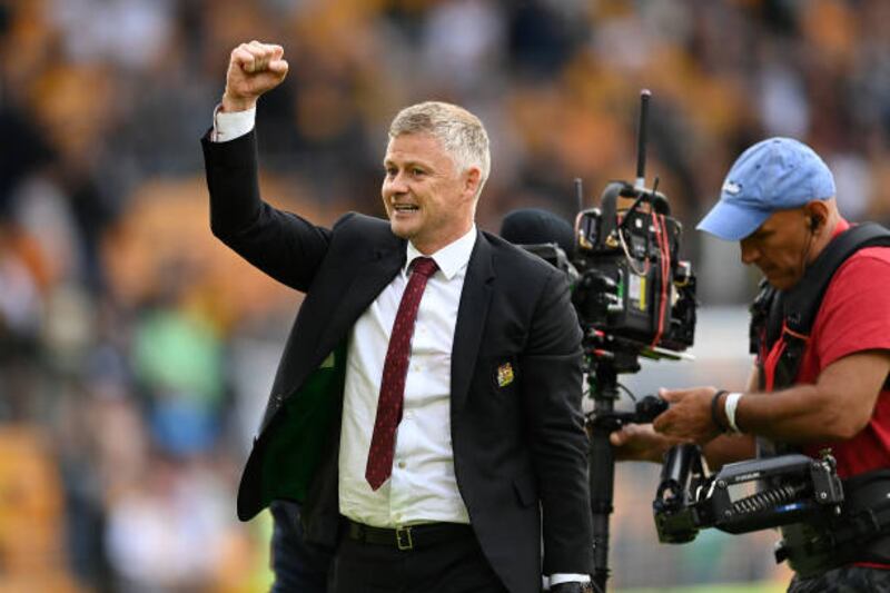 United manager Ole Gunnar Solskjaer after the match. Getty