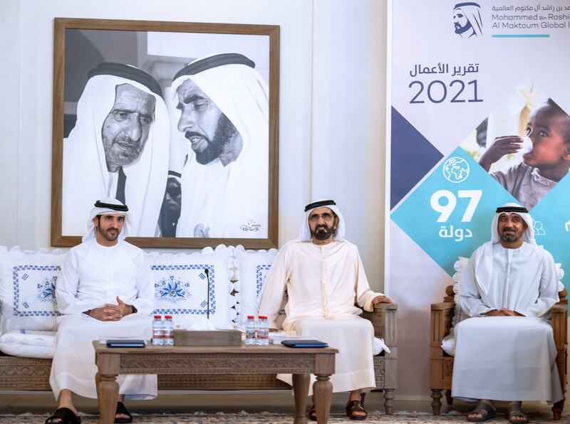 Mohammed bin Rashid Al Maktoum Global Initiatives also expanded its programmes, campaigns and relief and community initiatives to an additional 15 countries. Photo: Government of Dubai Media Office