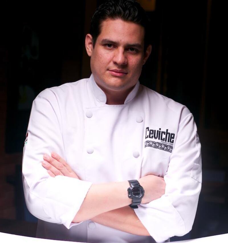 Chef Gonzalo Alberto. Courtesy Ceviche