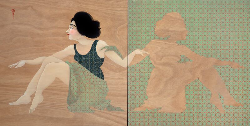 'The Interpreter' by Hayv Kahraman (2016). All Photos: Christie's Dubai