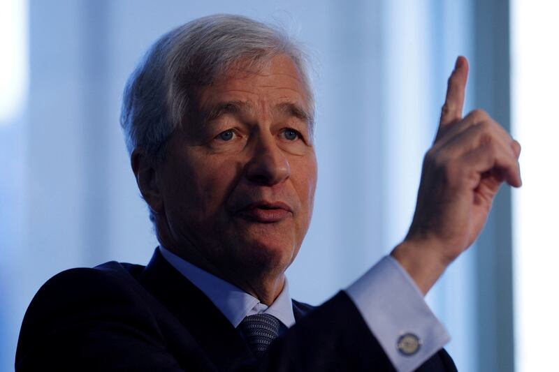 JP Morgan chief executive Jamie Dimon says the Federal Reserve must take forceful measures to avoid tipping the US economy into a recession. Reuters