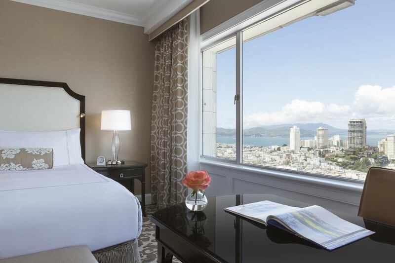 Fairmont Tower King room at the Fairmont Hotel in San Francisco. Courtesy of Fairmont Hotels & Resorts