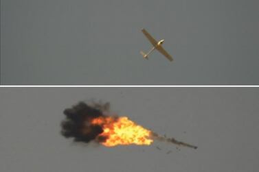 US forces in Syria engaged and shot down an Iranian-manufactured UAV attempting to conduct reconnaissance of Mission Support Site Conoco, a patrol base in northeast Syria. Photo: U.S. Central Command