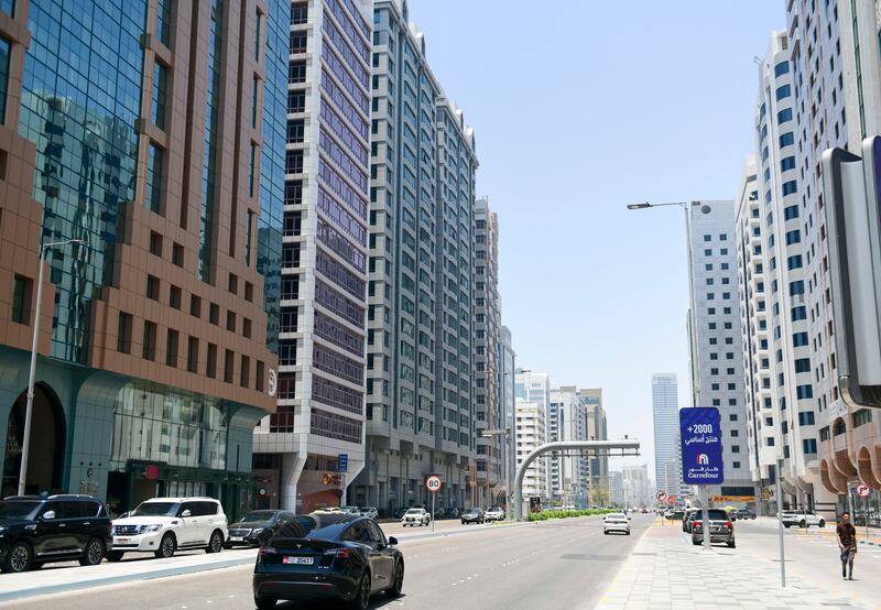 Average apartment prices in Abu Dhabi increased by 0.9 per cent in the third quarter. Khushnum Bhandari / The National