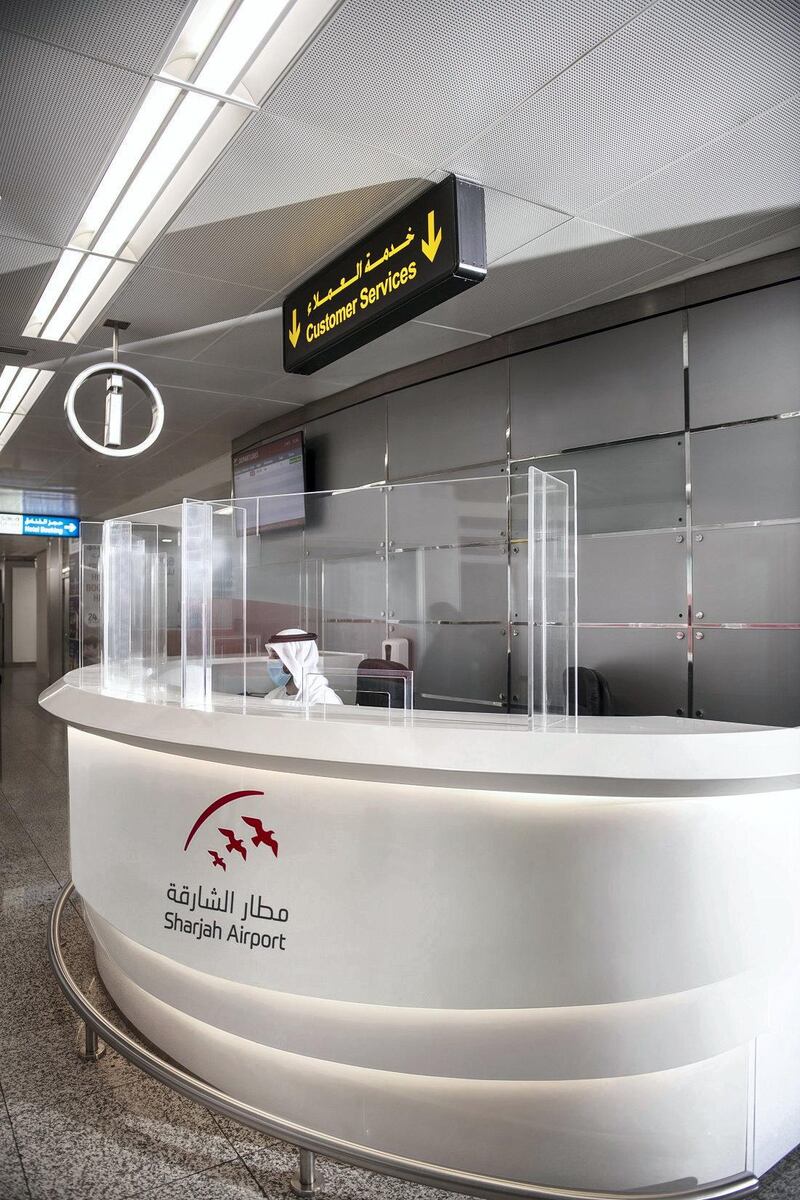 New safety measures are in place at Sharjah International Airport as it prepares to welcome UAE residents home from overseas.