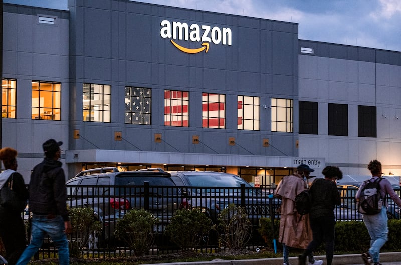 E-commerce company Amazon was 14th. AP Photo