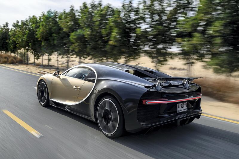 The Chiron has 1,600Nm of torque. Bugatti Automobiles SAS