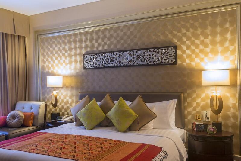The bedroom of the Dusit Suite. Clint McLean for The National