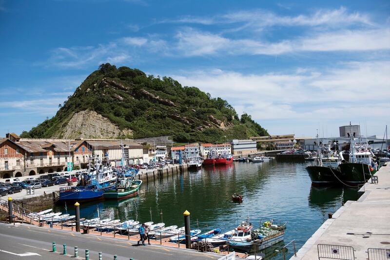 The fishing village of Getaria.