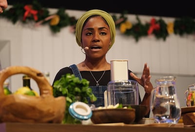 BIRMINGHAM - NOVEMBER 29: Nadiya Hussain at the BBC Good Food Show Winter 2019 held at the NEC on November 28, 2019 in England. (Photo by MelMedia/Getty Images)