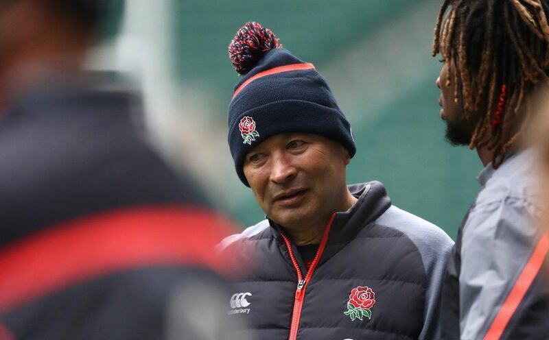 England coach Eddie Jones shown at Twickenham on Friday before his team played Australia on Saturday. David Rogers / Getty Images / December 2, 2016