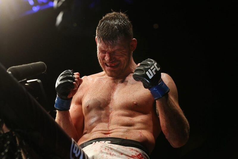 Ultimate Fighting Championship - UFC Fight Night 83 - O2 Arena, London, England - 27/2/16Great Britain's Michael Bisping celebrates winningAction Images via Reuters / Matthew ChildsLivepicEDITORIAL USE ONLY.