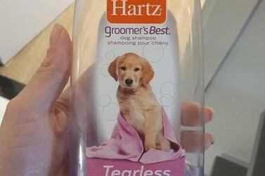 The owner claimed her dog died and another suffered chemical burns when she used Hartz Groomer's Best