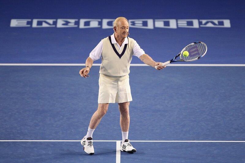 Laver won 11 grand slams during a 13-year career from 1963-1976. Robert Prezioso / Getty Images