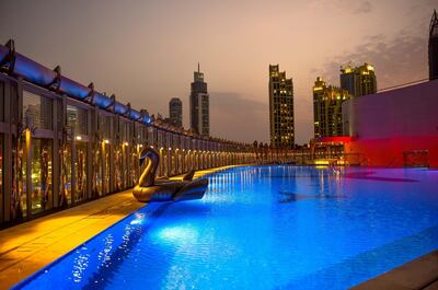 Enjoy the view and atmosphere at the Rooftop Soiree at The Burj Club. Courtesy The Burj Club