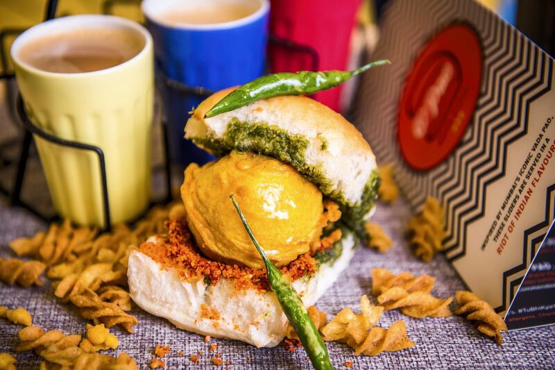 The original vada pav. Courtesy O'Pao