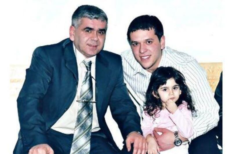 Capt Zlatko Glusica with his son Alexander and daughter Dunga.