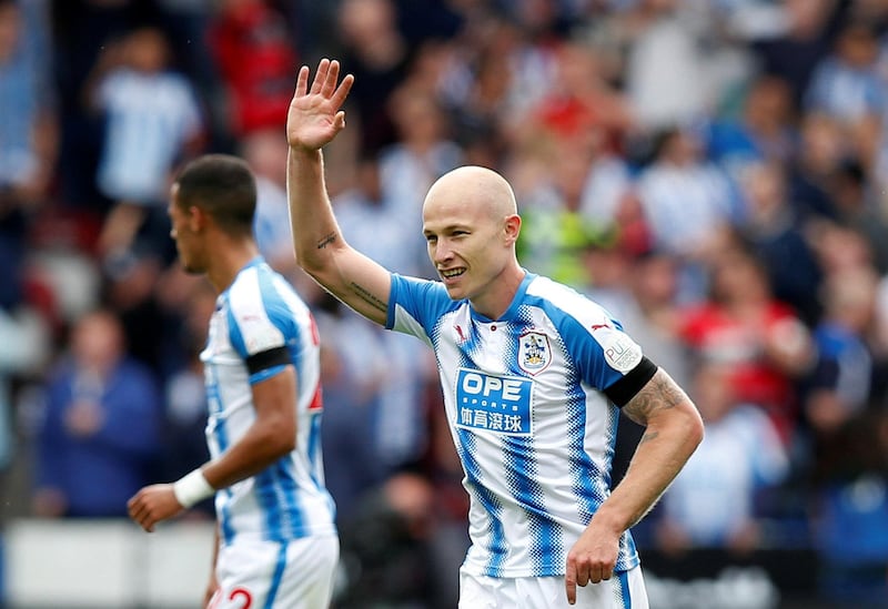Centre midfield: Aaron Mooy (Huddersfield) – A superb goal was Huddersfield’s first at home in the top flight since 1972 and enough to beat Newcastle. Andrew Yates / Reuters