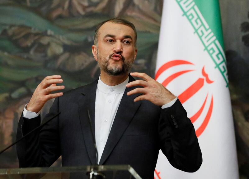 Iranian Foreign Minister Hossein Amirabdollahia is in talks with Saudi Arabia. Reuters