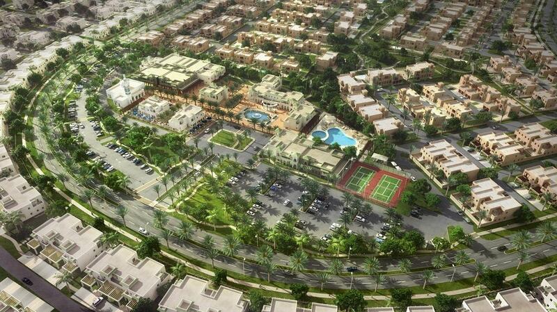 The planned Al Furjan community in Dubai. Courtesy Nakheel