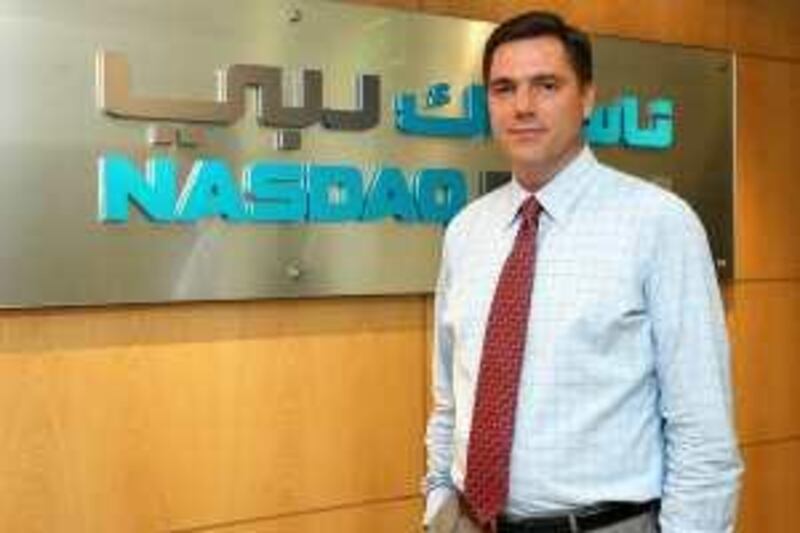 
DUBAI, UNITED ARAB EMIRATES – July 16: Jeff Singer, CEO of Nasdaq Dubai at his office in the DIFC, Dubai. (Pawan Singh / The National) For Business *** Local Caption ***  PS02- JEFF SINGER.jpg