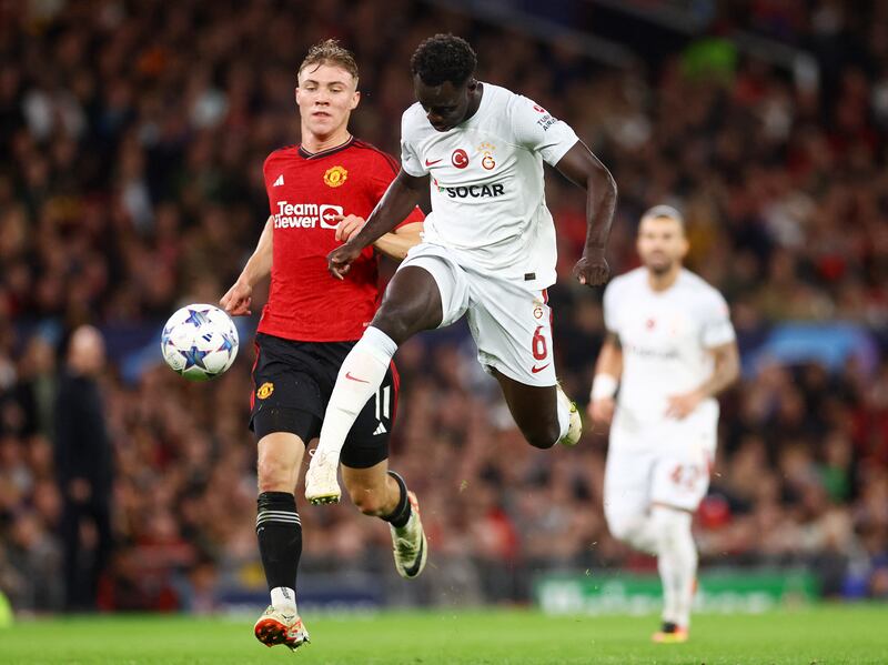 Dominated by Hojlund as he opened the scoring but then created the equaliser with a long ball for Zaha. Individual error led to United's second. Reuters