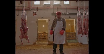 Tunisian director Kaouther Ben Hania's 'Baby Doll and Lamb Chops' tells the story of a butcher who struggles to overcome financial difficulties in time to mark Valentine's Day with his girlfriend. Photo: Netflix