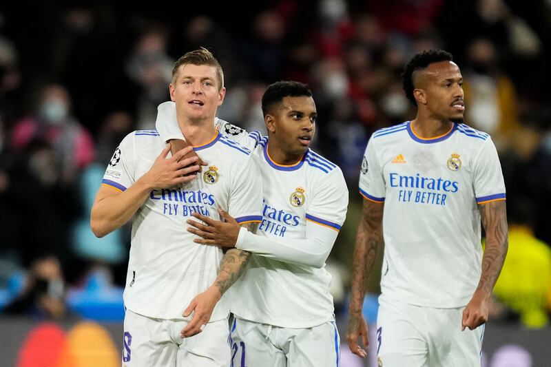 GROUP D - December 7, 2021: Real Madrid 2 (Kroos 17', Asensio 79') Inter Milan 0. Ancelotti said: "The important thing is that we came top of the group. I'm not worried about the draw. Whatever happens, we want to try and win this trophy." AP