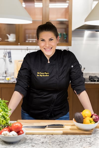 Chef Vanessa Bayma says she prefers using dry ice, which is a lot safer than liquid nitrogen. Photo: CBC Consultancy and Events