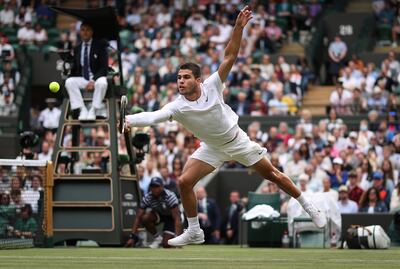 Carlos Alcaraz faces Jannik Sinner in a battle between two of men's tennis most exciting young talents. Getty