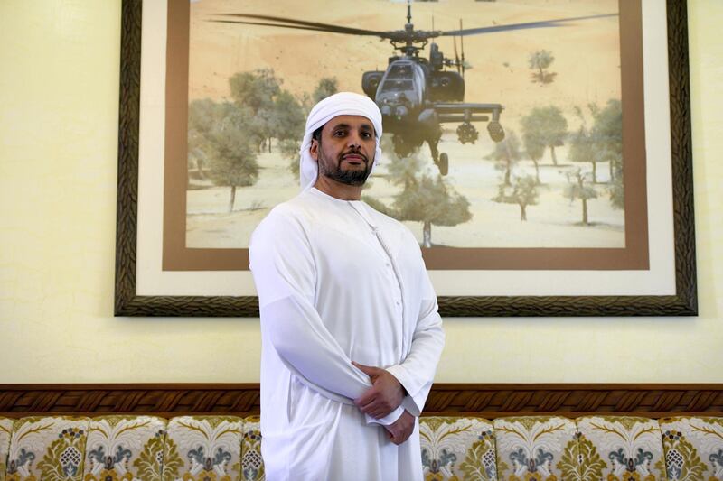 Abu Dhabi, United Arab Emirates - Mohamed Buti Al Mazrouei, 47, at his home in Al Ain. Khushnum Bhandari for The National