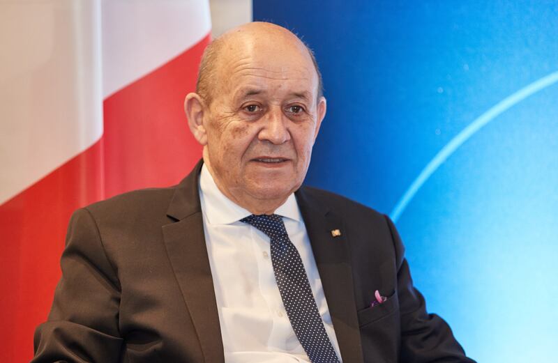 French envoy Jean-Yves Le Drian lands in Lebanon while presidential ...