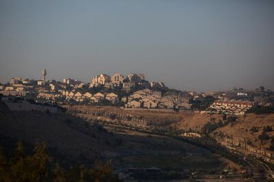 This Monday, June 29, 2020 photo shows an area near Israeli settlement of Maale Adumim, in the West Bank. The U.N.'s human rights chief Michelle Bachelet said that Israel's plan to begin annexing parts of the occupied West Bank would have "disastrous" consequences for the region, issuing her dire warning as senior U.S. and Israeli officials were meeting in Jerusalem trying to finalize the move. (AP Photo/Sebastian Scheiner)