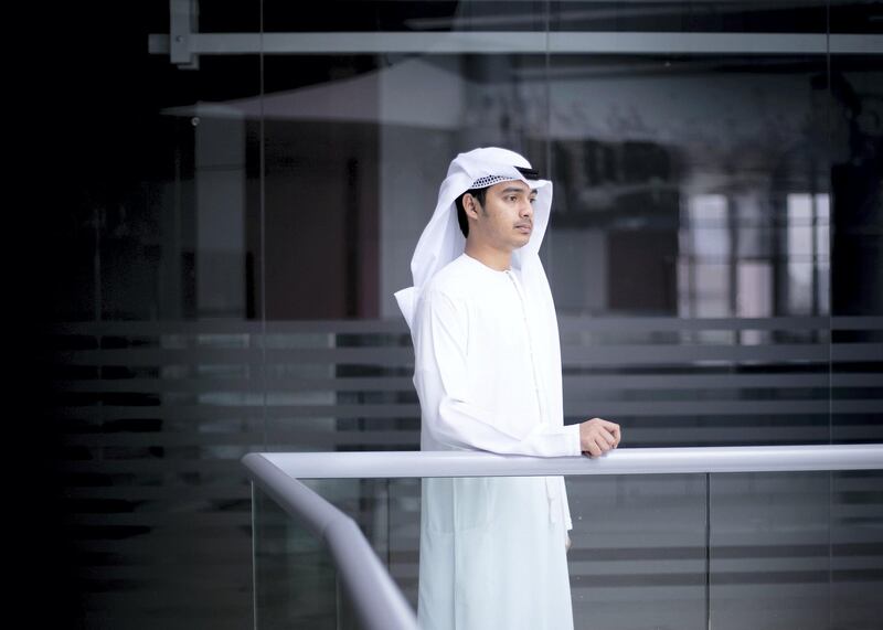 RAS AL KHAIMAH, UNITED ARAB EMIRATES - JULY 23 2019.

Masoud Abdalshakour, 22-year-old graduate who is a recepient of Sheikh Saud Bin Saqr Charitable Educational Foundation scholarship.

(Photo by Reem Mohammed/The National)

Reporter: RUBA HAZA
Section: NA