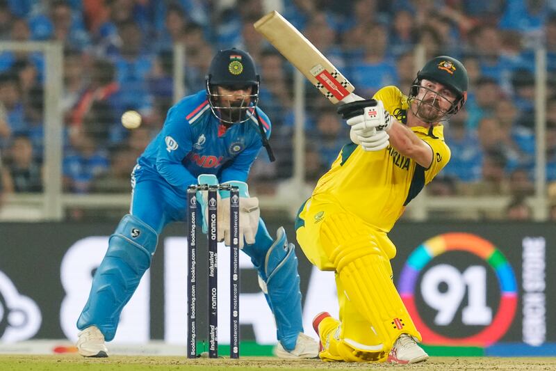 Australia's Travis Head cracked 137 runs off 120 balls, including 15 fours and four sixes. AP